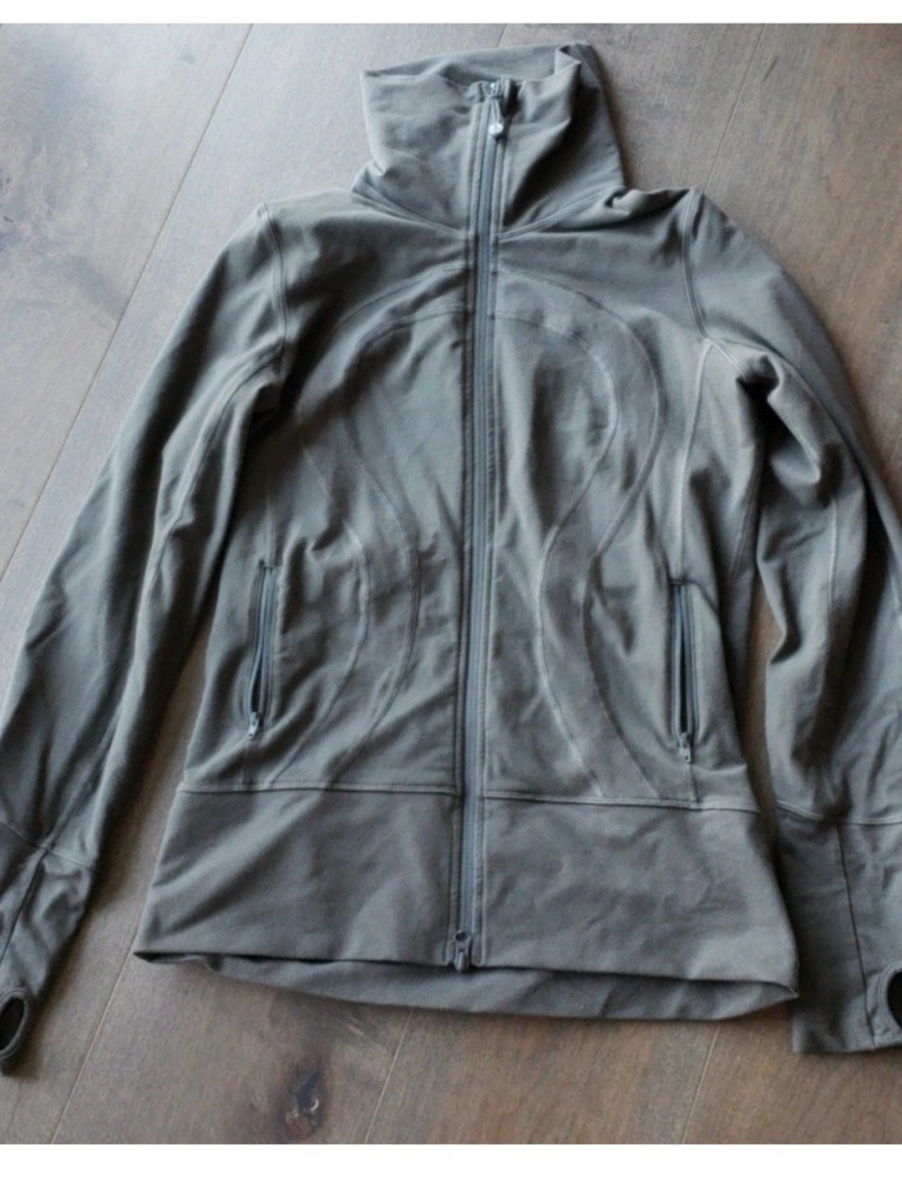 lululemon athletica Women's Gray Lightweight Full-Zip Jacket